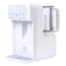 Piyo Piyo 黃色小鴨 淨 無限 定溫定量高效能分離式調乳器 (飲水機 調乳器 泡奶), 白色, 1個