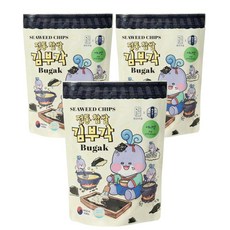태초김 찹쌀 수제 김스낵 시즈닝 김부각 어니언맛, 3개, 50g