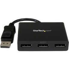 Sth.com 3포트 포트 .2 스플리터 포트에서 3배 DP 멀티 어댑터 듀얼 4K 30Hz 및 080p 60Hz 컴퓨터 MST 허브 Windows 전용MSTDP23DP, 3x DP 1.2