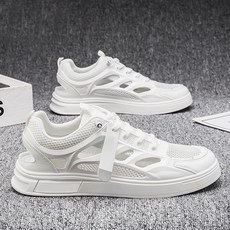 百搭鏤空網面運動涼鞋 速乾涉水男鞋 夏季透氣溯溪網鞋