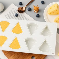 실리콘몰드 - 치즈8구 치즈몰드 베이킹치즈몰드 쿠킹