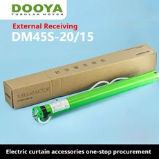 전기 커튼 롤러 블라인드 Dooya DM45S-20/15 관형 모터는 무선 원격 제어 리프팅 천장 지원합니다.
