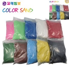 [픽커] 아동모래놀이 유아감각교구 어린이모래놀이 색모래 1kg 살구색
