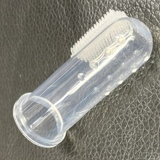 실리콘 손가락 칫솔 6개 고무 브러쉬 유아 양치 세척 세면기 목욕 용품 청결