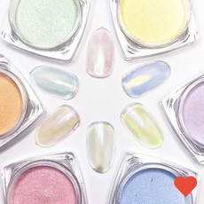 네일아트 쉐도우 파우더, 01. 오렌지