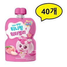 푸드웰 티니핑 워터젤리 복숭아, 40개, 110ml