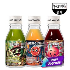 숙희해수 플러스 석류+모히또+레드자몽, 3개, 55ml