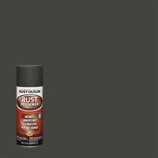 美國 RUST-OLEUM 樂立恩 鏽鐵轉化劑 黑色 平光 291g 止銹免除銹轉銹噴劑, 鏽鐵轉化劑＿平光黑, 1個