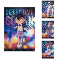 비브랜드 명탐정코난 시티라이트 홀로그램 클리어화일 L홀더 클리어파일, 코난(608421)