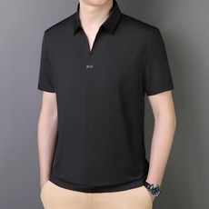 襯衫男短袖夏季薄款寬鬆透氣T恤男士白色t恤吸濕排汗v領POLO衫夏天翻領高爾夫球衫防皺休閒上衣大尺碼涼感排汗衫