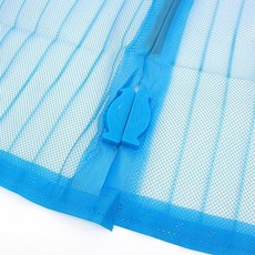 문 모기장 블루 90cm 사각모기장 방문모기장 문발 eso*887dS, 1