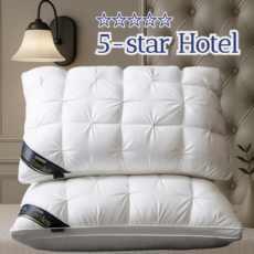 핏코드 5성급 호텔 베개 숙면, 1개, 화이트