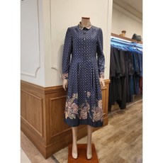 비꼴리끄 새틴 코튼 셔츠 카라 원피스 B244WO2130_s 656402