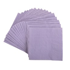 파티냅킨 종이 생일파티 테이블 장식, 라벤더, 1개, 20개입