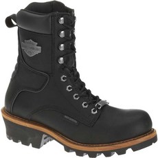 Harley-Davidson Men's Tyson Logger Boot Black 12 M US, 13
