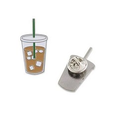 커피 중독 카페인 월요병 핀 뱃지 브로치 금속 캐릭터