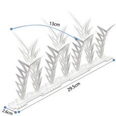 플라스틱 비둘기퇴치 버드스파이크30cm 3PCS세트, 3개, 화이트