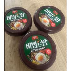양반 비빔드밥 돌솥비빔밥 컵, 271.5g, 3개