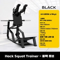 스쿼트 머신 엉덩이 딥 체육관 다리 헬스장비 간이, 블랙
