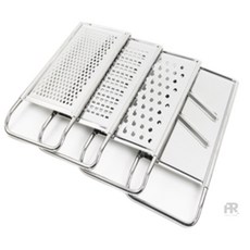 파라스토어 와이드형 그레이터 대형 강판 치즈 야채 갈이 야채갈이, 사각 (57)