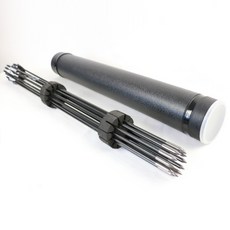 양궁 화살통 휴대용 화살집 가방 케이스 플라스틱 보관함, 고급형 버전 + 분할 블록, 1개