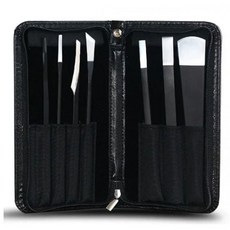 자체 가방 도구 블랙 손잡이 스테인리스 DIY 커팅툴세트 커팅 느낌 조합 세련 나이프 곡선 공예, 커팅툴세트 GD08046
