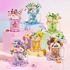 LOZ 미니블럭 나노블럭 머그컵시리즈, 03.샤인그린 머그컵, 1개