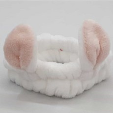 인프마켓 토끼 세안 밴드 화이트 미용밴드 여자헤어밴드 여자머리밴드