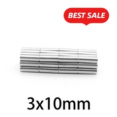 3x10mm 미니 소형 원형 3 10 강력한 냉장고 DIY 과학 공예 10mm 3x10 용 디스크, 100 pcs