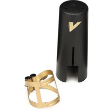 Vandoren LC59AP M/O 리가처 및 바리톤 색소폰용 플라스틱 캡 에이지드 골드 마감, 낡은 골드