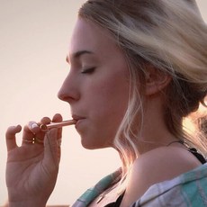 금연파이프 금연빨대 금연보조 금연아이템 금연기구 금연피리 금단호흡기 금연보조기구 금연보조스틱 담배대신 1개 로즈 골드, 로즈 골드 × 1개