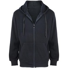 LeeHanTON 온남성용풀지퍼플리스후디긴소매스프링경량스웨트셔츠 블랙-mfj101126773