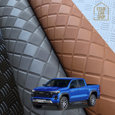 포카샵 쉐보레 콜로라도 적재함매트 올뉴 콜로라도 적재함매트 차박 실내 고무 트렁크매트, 플렉스큐브 그레이, 올뉴콜로라도(24년7월~)적재함 +도어매트