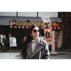 ROAV BRIGITTE SS006 鏡框:霧面黑 鏡片:漸層灰 折疊太陽眼鏡 折疊墨鏡 薄鋼 太陽眼鏡 墨鏡