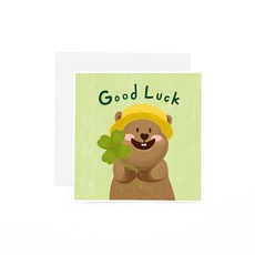 캘리엠 캘리그라피카드 미니카드MCYA2602 - QUOKKA GOOD LUCK 캐릭터카드, 1개, 카드와봉투