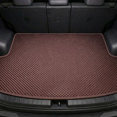 제니븐 자동차 트렁크매트 발판 바닥매트 TPE 고무매트 맞춤제작, 브라운트렁크매트 일반(엣지 O), 컨텐츠참조