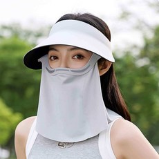 防曬帽 女款透氣可拆卸遮陽帽 磁吸面罩全防護太陽帽 戶外休閒蛋卷帽 防紫外線輕量設計