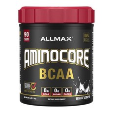 ALLMAX Aminocore BCAA補充粉 白葡萄口味, 1桶, 945g