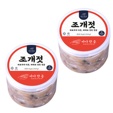 바다한줌 조개젓 바지락 젓갈, 2개, 1kg