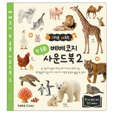 베베코지 사운드북 50page 압도적 컨텐츠 C타입 충전, 사운드북 2권 (동물)