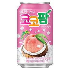 해태 피치핑크복숭아 340ml 24캔입 x 코코팜