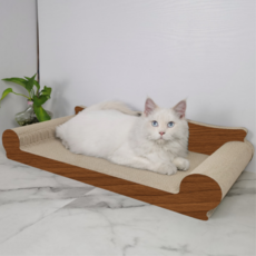 스카펫 700 고양이 스크래쳐 침대형 혼합색상 1개 70 x 35 x 14cm