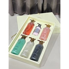 黛丹妮 情人節限定禮盒 限量100套 500ml 護髮素 身體乳 花瓣沐浴乳 星砂沐浴乳 抽屜式禮盒, 六件組 5瓶星砂+1小瓶（護髮or私密洗, 1個