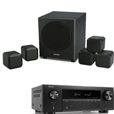 데논 AVR-X580BT+M-CUBE+SE 5.1CH 홈시어터 패키지, 단품