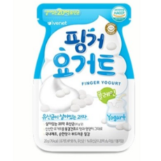 아이배냇 핑거 요거트, 플레인, 20g, 8개