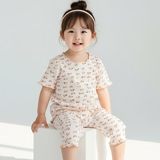 몽실이 곰돌이 골지 실내복 세트