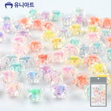 그니스토어 티니비즈 14번 별 홀로그램 중 팔찌비즈 장식품