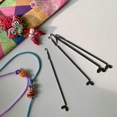 답비 2개 매듭 공예 도구 재료 부자재 중 대