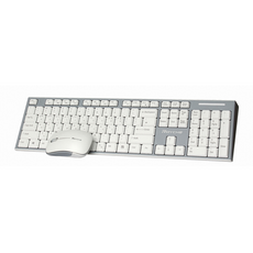 로이체 RX-3300 무선 슬림 저소음 키보드 마우스 콤보 세트, 일반형, 화이트, RX-3300-WH