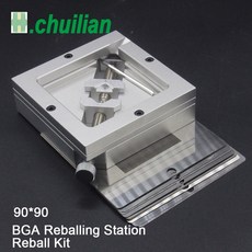 실버 대각선 BGA BALLING 스테이션 키트 90 90MM 솔더, B Pa age, 1개